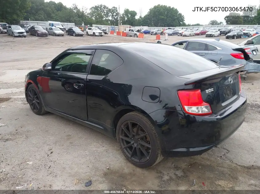 2013 Scion Tc VIN: JTKJF5C70D3065470 Lot: 45576534