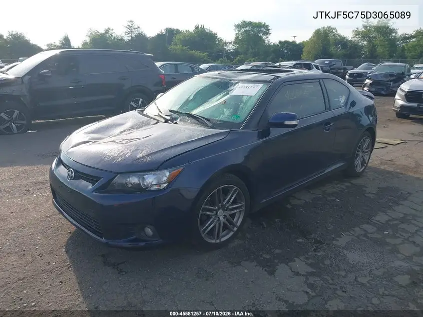 2013 Scion Tc VIN: JTKJF5C75D3065089 Lot: 45581257