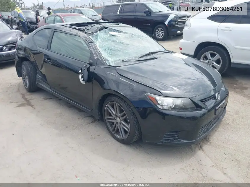 2013 Scion Tc VIN: JTKJF5C78D3064261 Lot: 45605916