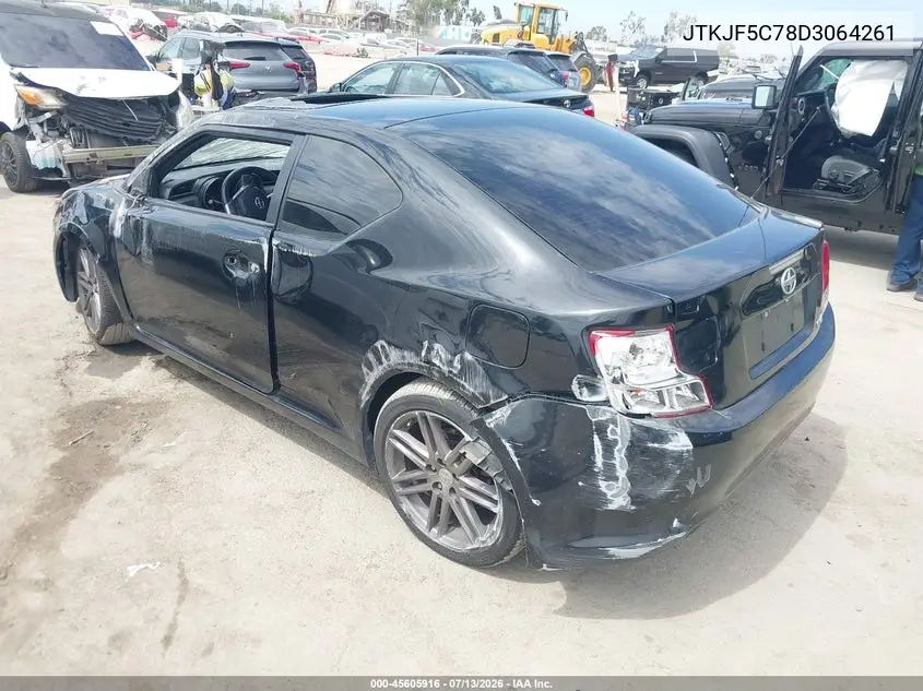 2013 Scion Tc VIN: JTKJF5C78D3064261 Lot: 45605916