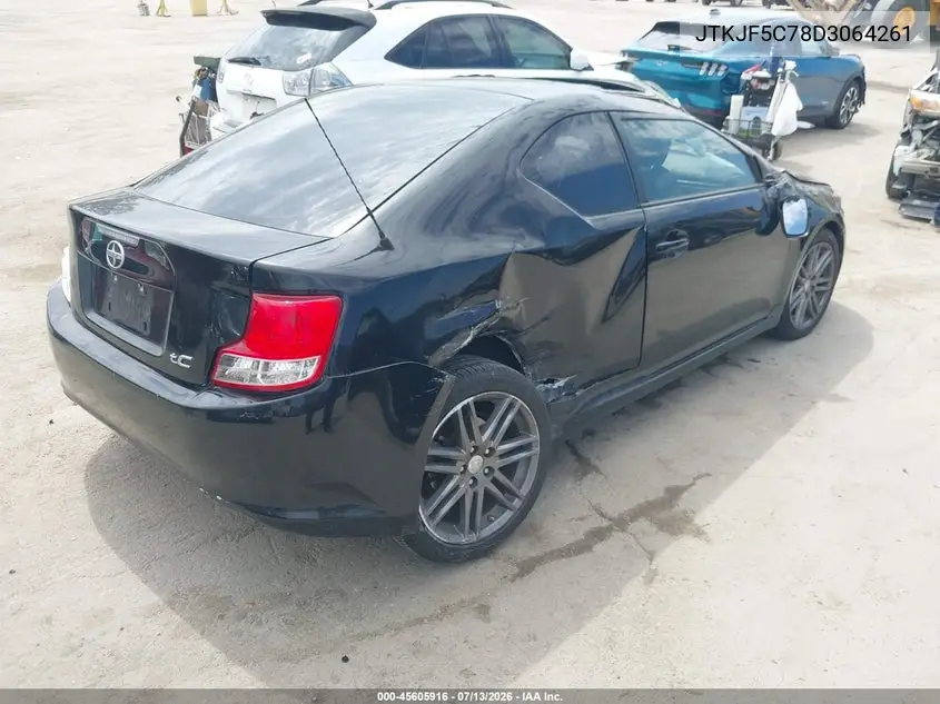 2013 Scion Tc VIN: JTKJF5C78D3064261 Lot: 45605916
