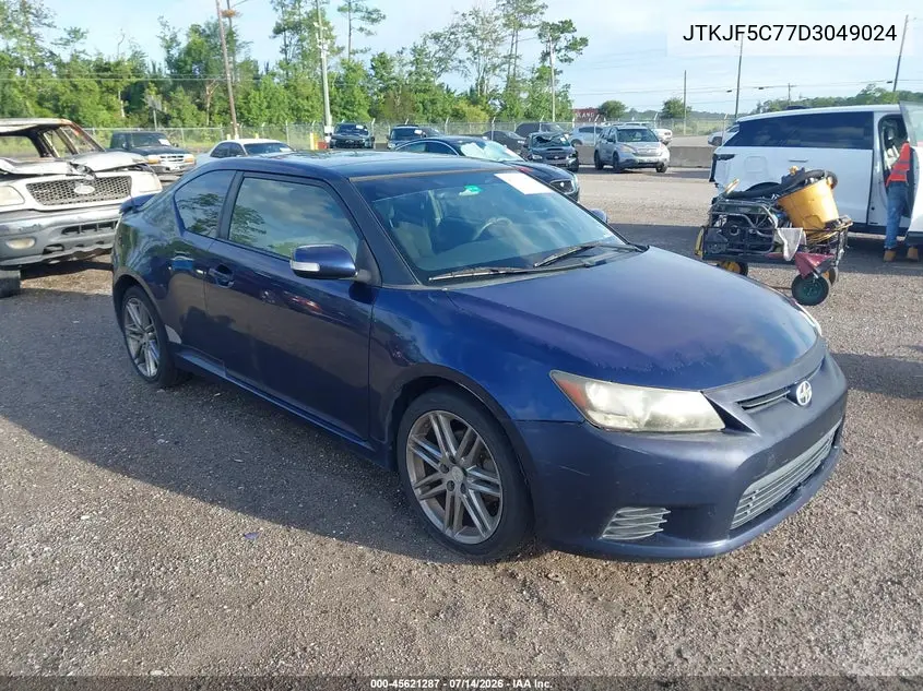 2013 Scion Tc VIN: JTKJF5C77D3049024 Lot: 45621287