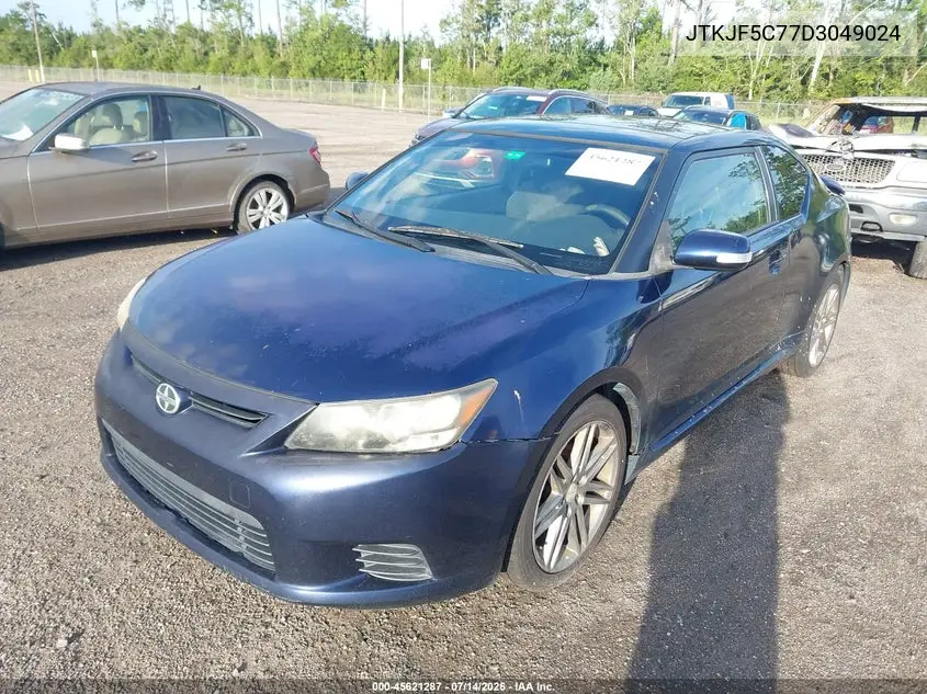 2013 Scion Tc VIN: JTKJF5C77D3049024 Lot: 45621287