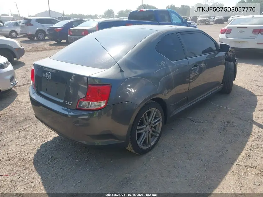 2013 Scion Tc VIN: JTKJF5C75D3057770 Lot: 45628771