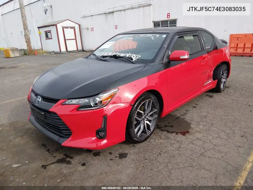 2014 Scion Tc VIN: JTKJF5C74E3083035 Lot: 45449153