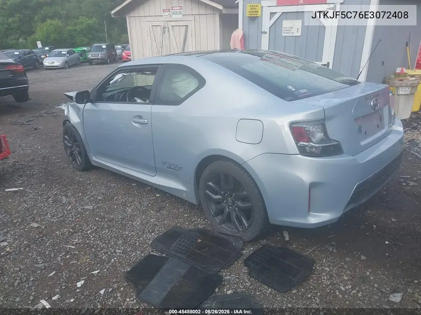 2014 Scion Tc 10 Series VIN: JTKJF5C76E3072408 Lot: 45488002