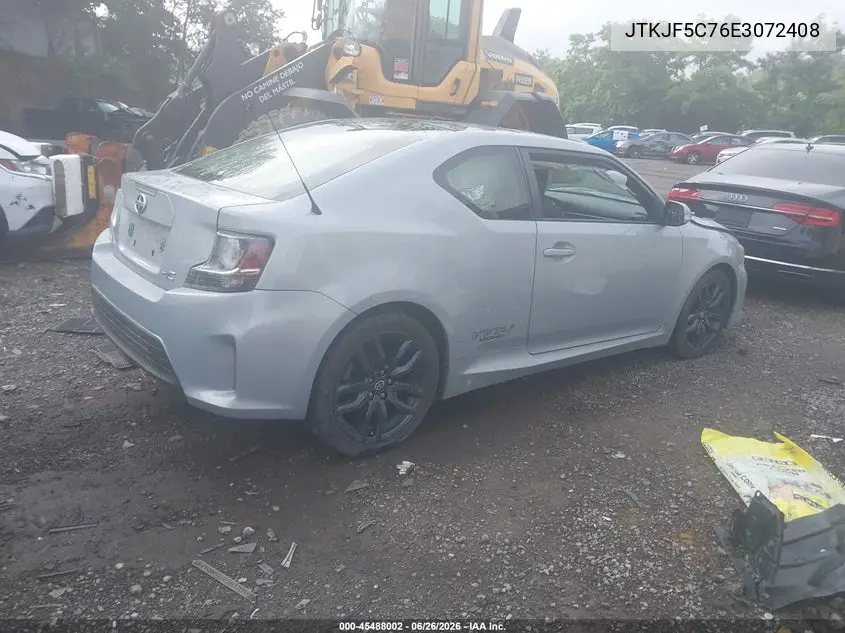 2014 Scion Tc 10 Series VIN: JTKJF5C76E3072408 Lot: 45488002