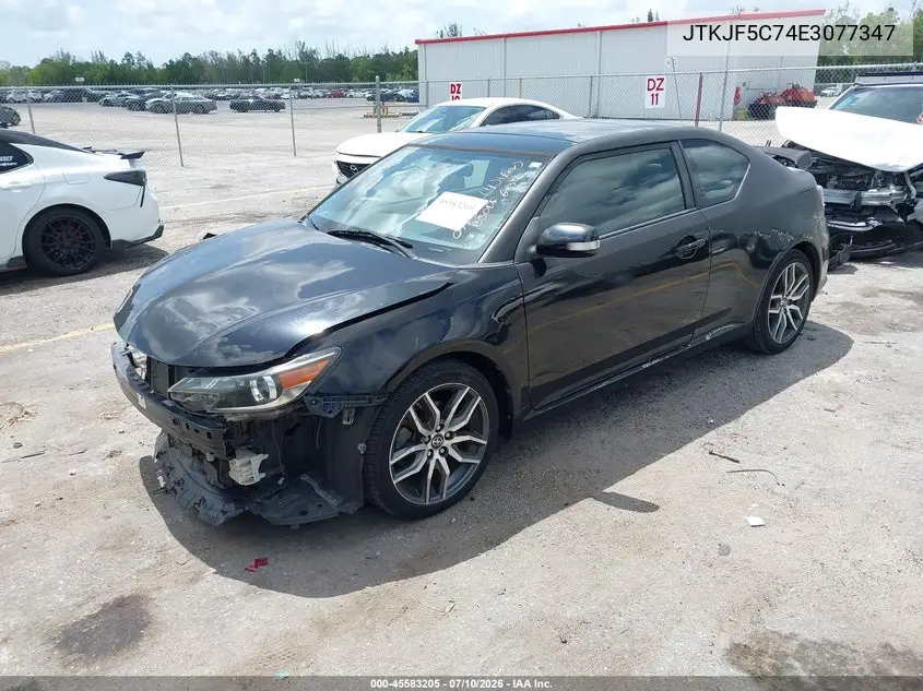 2014 Scion Tc VIN: JTKJF5C74E3077347 Lot: 45583205