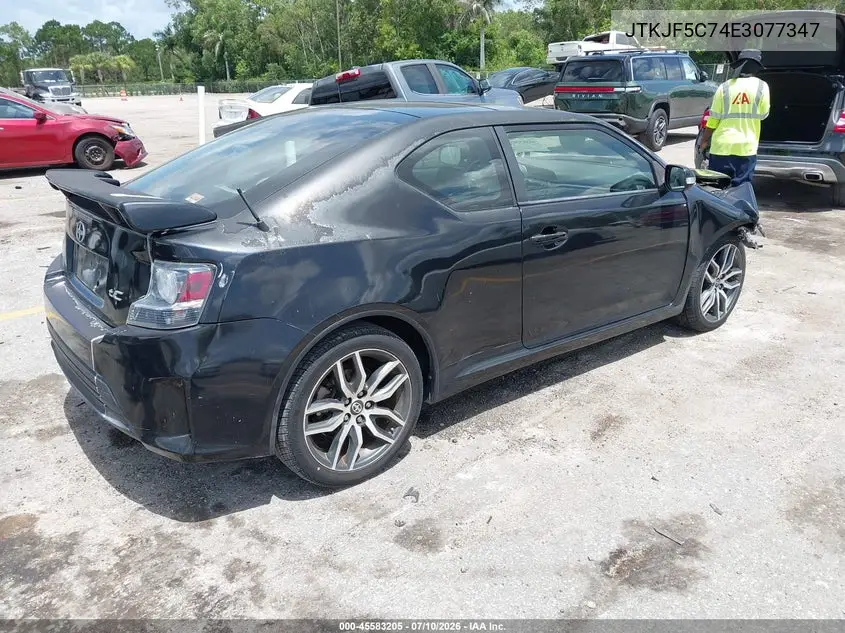 2014 Scion Tc VIN: JTKJF5C74E3077347 Lot: 45583205