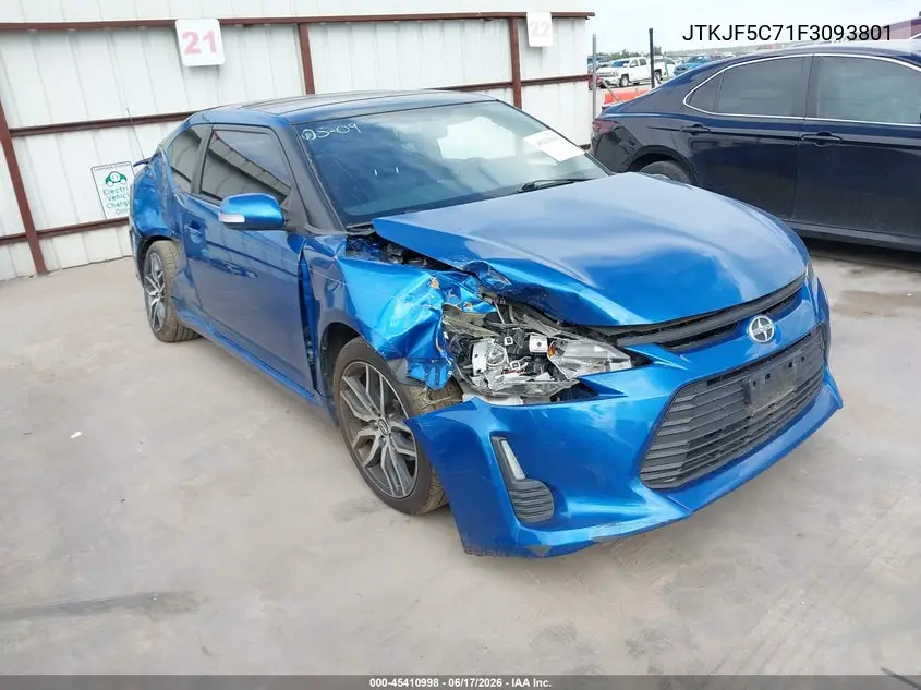 2015 Scion Tc VIN: JTKJF5C71F3093801 Lot: 45410998