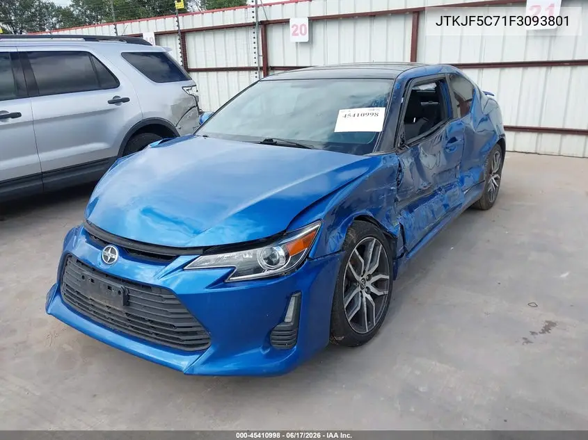 2015 Scion Tc VIN: JTKJF5C71F3093801 Lot: 45410998