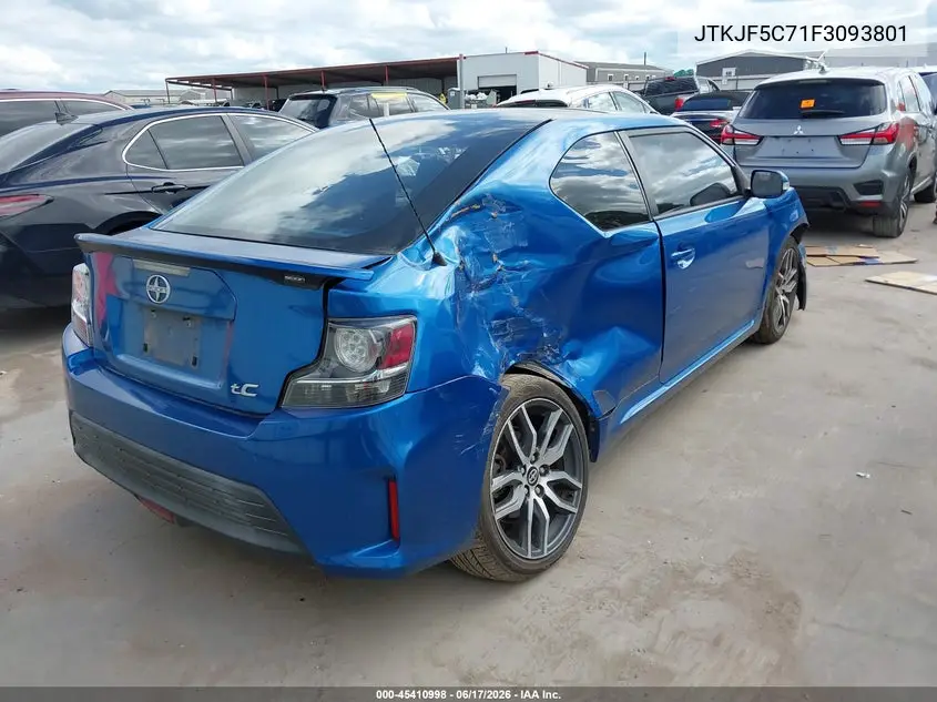 2015 Scion Tc VIN: JTKJF5C71F3093801 Lot: 45410998