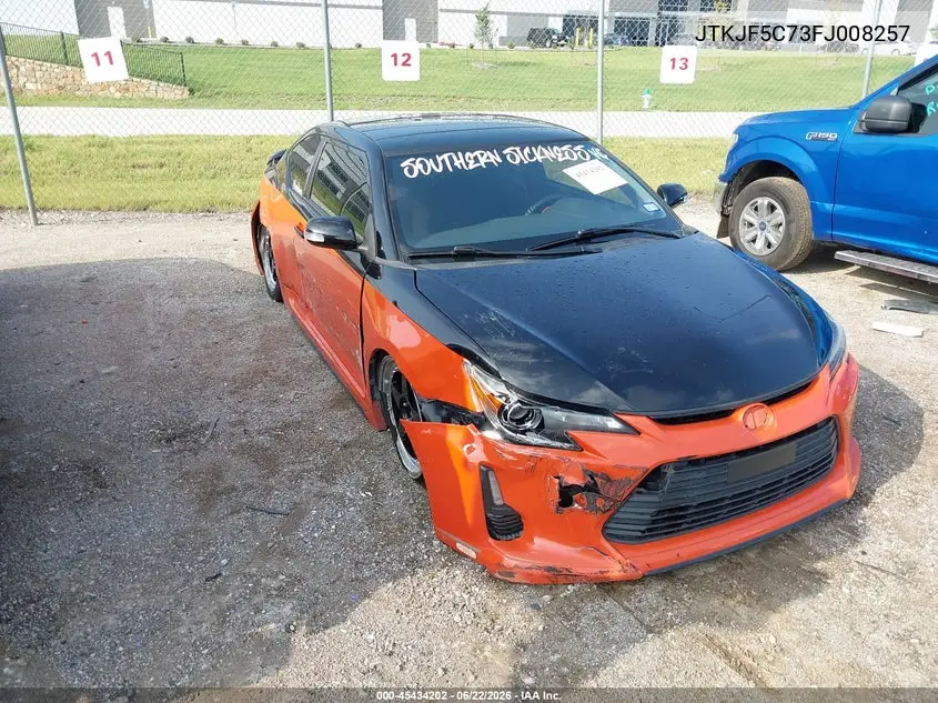 2015 Scion Tc Release Series 9.0 VIN: JTKJF5C73FJ008257 Lot: 45434202
