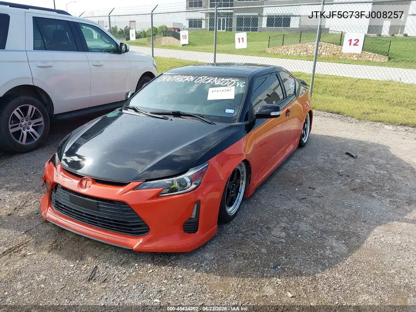 2015 Scion Tc Release Series 9.0 VIN: JTKJF5C73FJ008257 Lot: 45434202