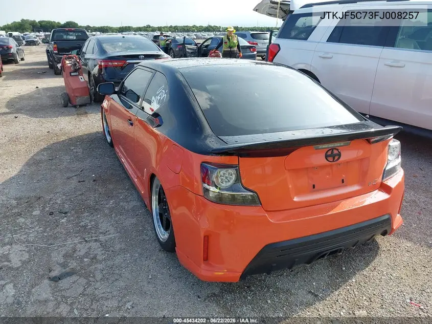 2015 Scion Tc Release Series 9.0 VIN: JTKJF5C73FJ008257 Lot: 45434202