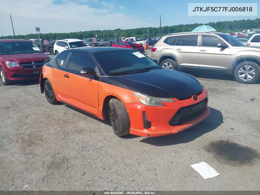 2015 Scion Tc Release Series 9.0 VIN: JTKJF5C77FJ006818 Lot: 45442367