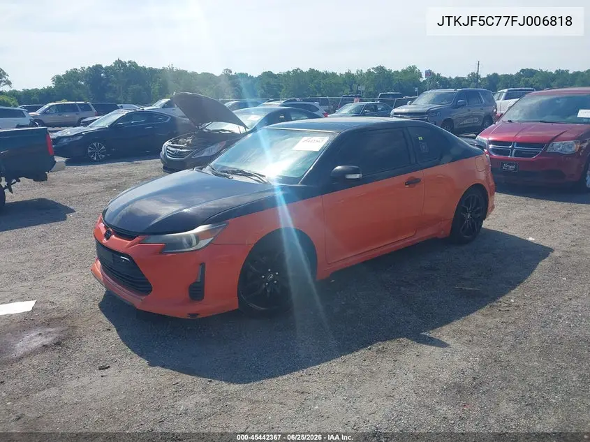 2015 Scion Tc Release Series 9.0 VIN: JTKJF5C77FJ006818 Lot: 45442367