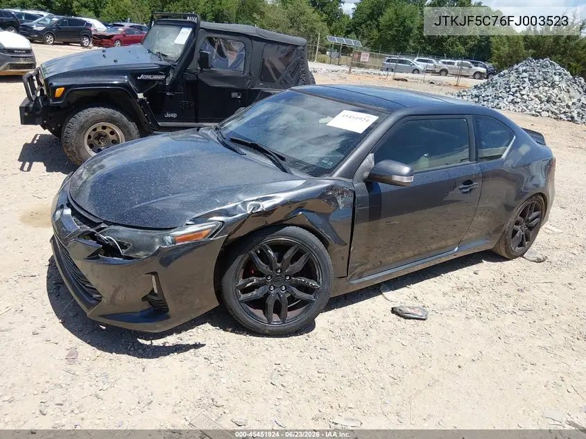 2015 Scion Tc VIN: JTKJF5C76FJ003523 Lot: 45451924
