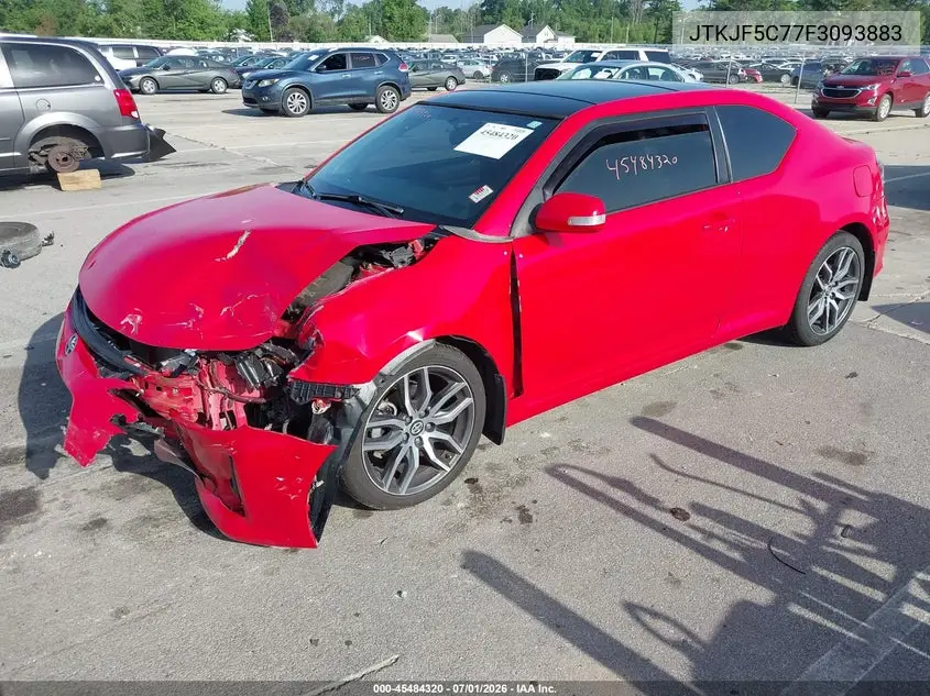 2015 Scion Tc VIN: JTKJF5C77F3093883 Lot: 45484320