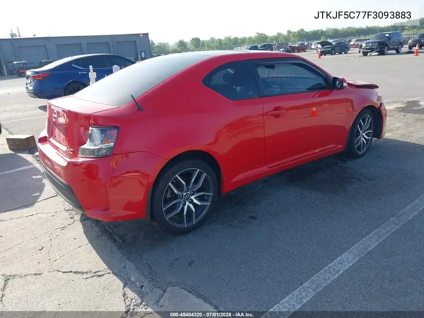 2015 Scion Tc VIN: JTKJF5C77F3093883 Lot: 45484320