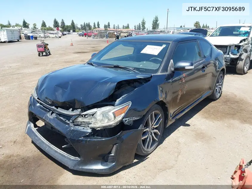2015 Scion Tc VIN: JTKJF5C7XF3095689 Lot: 45519013