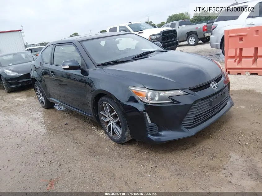 2015 Scion Tc VIN: JTKJF5C71FJ000562 Lot: 45527110