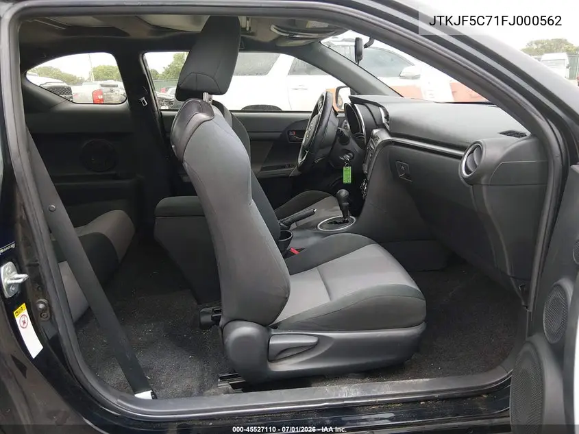 2015 Scion Tc VIN: JTKJF5C71FJ000562 Lot: 45527110