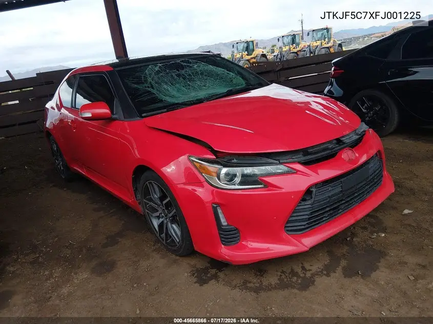 2015 Scion Tc VIN: JTKJF5C7XFJ001225 Lot: 45665866