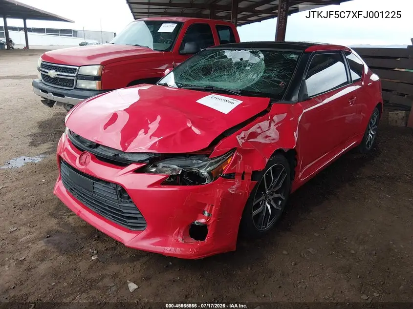 2015 Scion Tc VIN: JTKJF5C7XFJ001225 Lot: 45665866
