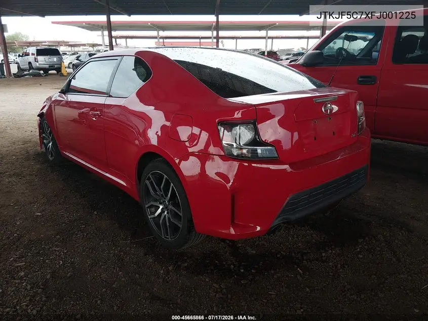 2015 Scion Tc VIN: JTKJF5C7XFJ001225 Lot: 45665866