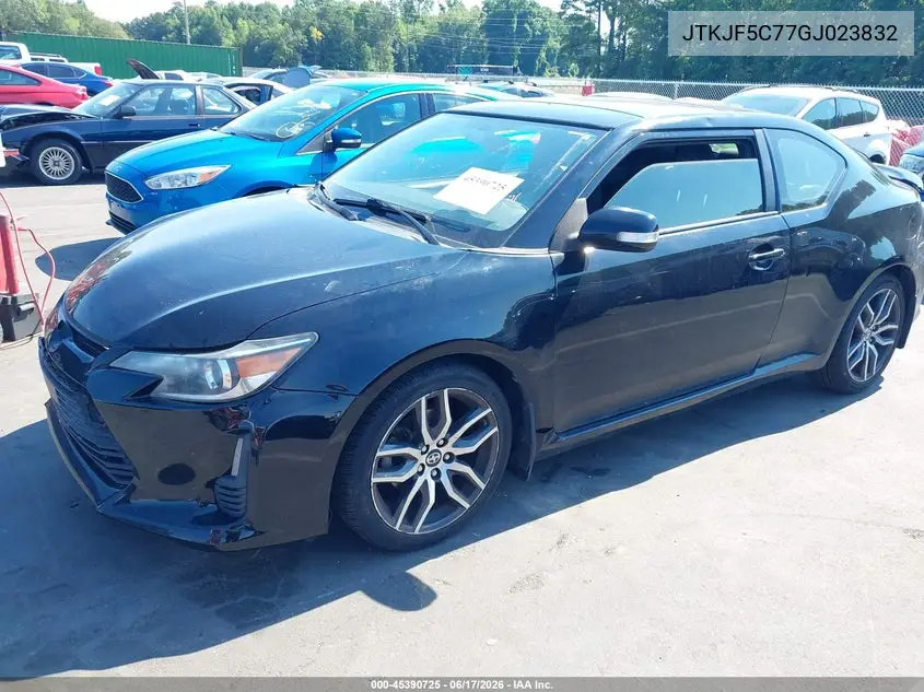 2016 Scion Tc VIN: JTKJF5C77GJ023832 Lot: 45390725