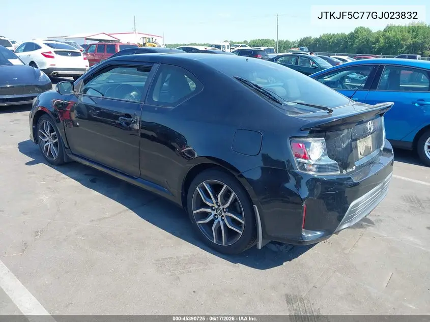 2016 Scion Tc VIN: JTKJF5C77GJ023832 Lot: 45390725
