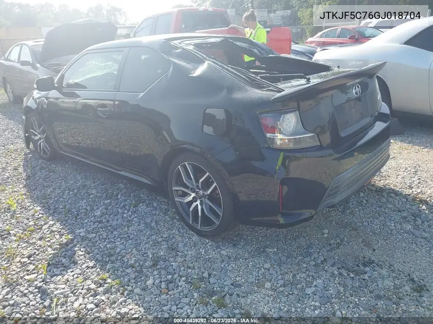 2016 Scion Tc VIN: JTKJF5C76GJ018704 Lot: 45439292