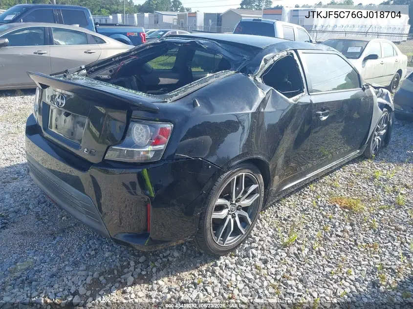 2016 Scion Tc VIN: JTKJF5C76GJ018704 Lot: 45439292