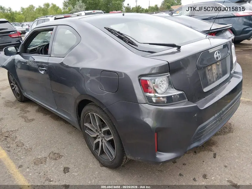2016 Scion Tc VIN: JTKJF5C70GJ015815 Lot: 45474458