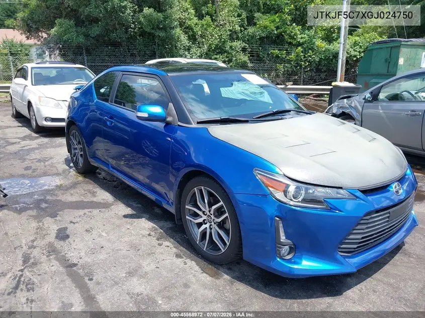 2016 Scion Tc VIN: JTKJF5C7XGJ024750 Lot: 45568972