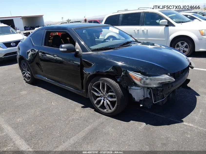 2016 Scion Tc VIN: JTKJF5C7XGJ024666 Lot: 45573797