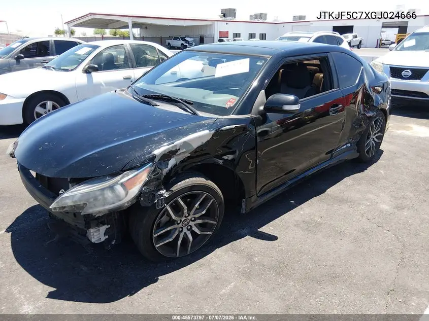 2016 Scion Tc VIN: JTKJF5C7XGJ024666 Lot: 45573797