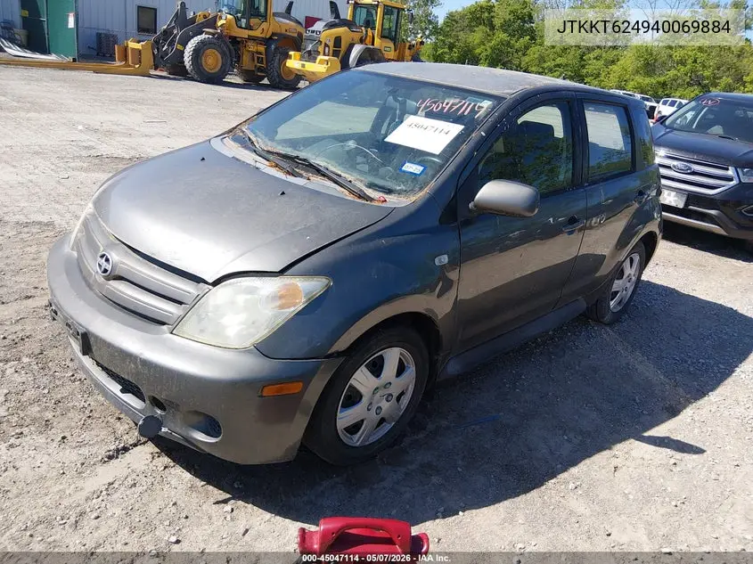2004 Scion Xa VIN: JTKKT624940069884 Lot: 45047114
