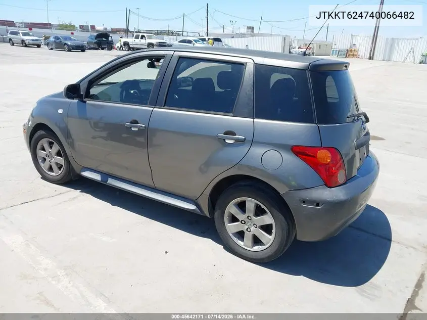 2004 Scion Xa VIN: JTKKT624740066482 Lot: 45642171