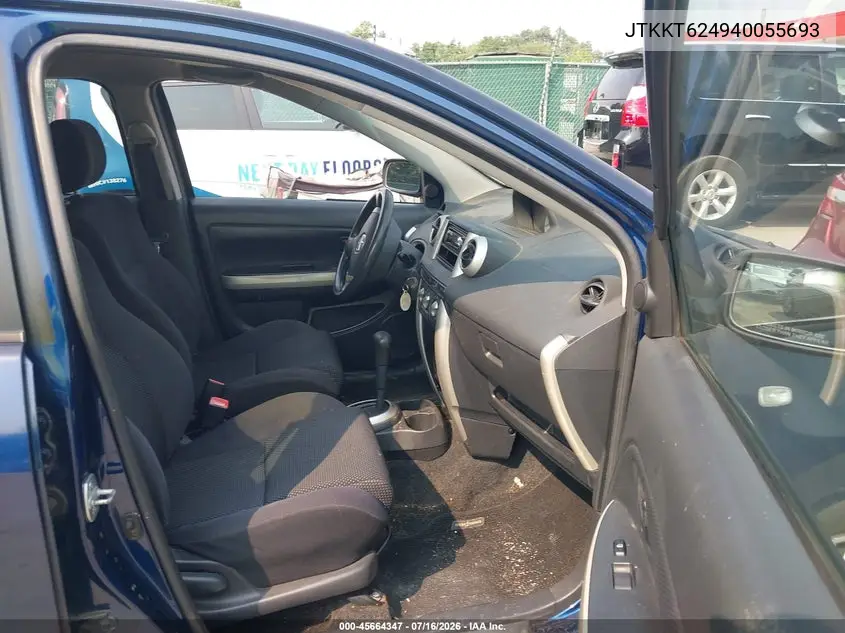 2004 Scion Xa VIN: JTKKT624940055693 Lot: 45664347