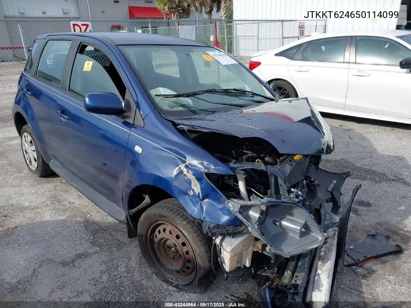2005 Scion Xa VIN: JTKKT624650114099 Lot: 43244964