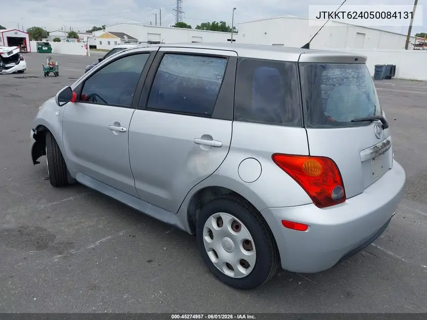 2005 Scion Xa VIN: JTKKT624050084131 Lot: 45274957