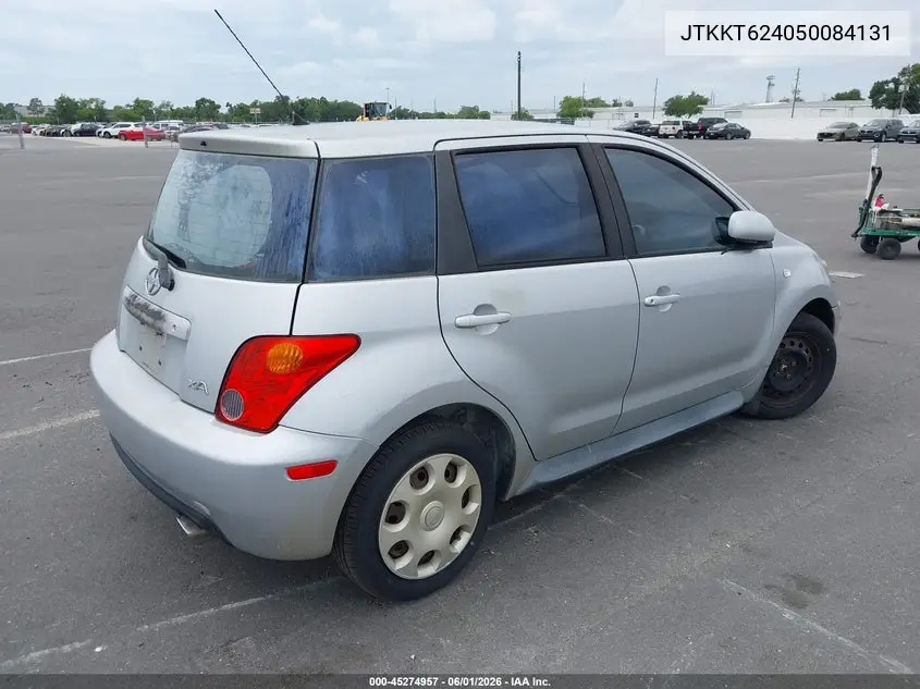 2005 Scion Xa VIN: JTKKT624050084131 Lot: 45274957