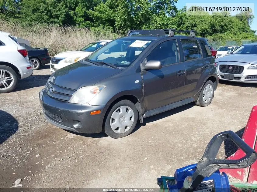2005 Scion Xa VIN: JTKKT624950127638 Lot: 45372660