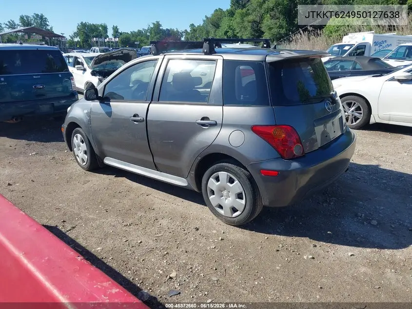 2005 Scion Xa VIN: JTKKT624950127638 Lot: 45372660
