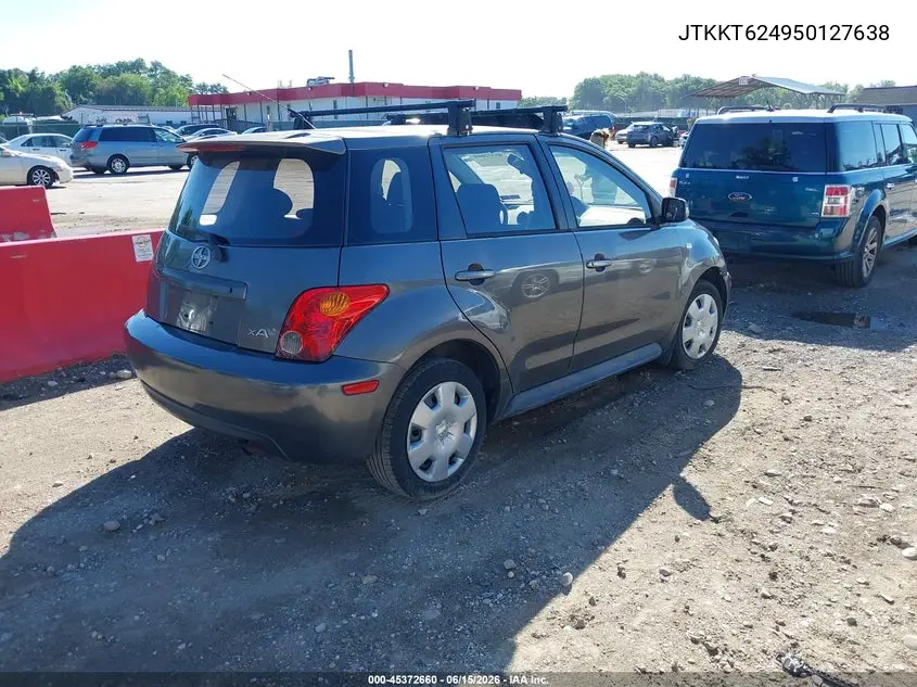 2005 Scion Xa VIN: JTKKT624950127638 Lot: 45372660