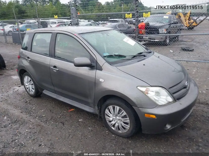2005 Scion Xa VIN: JTKKT604450119515 Lot: 45445231