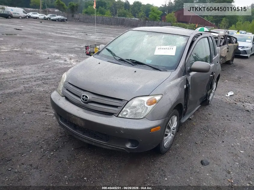 2005 Scion Xa VIN: JTKKT604450119515 Lot: 45445231