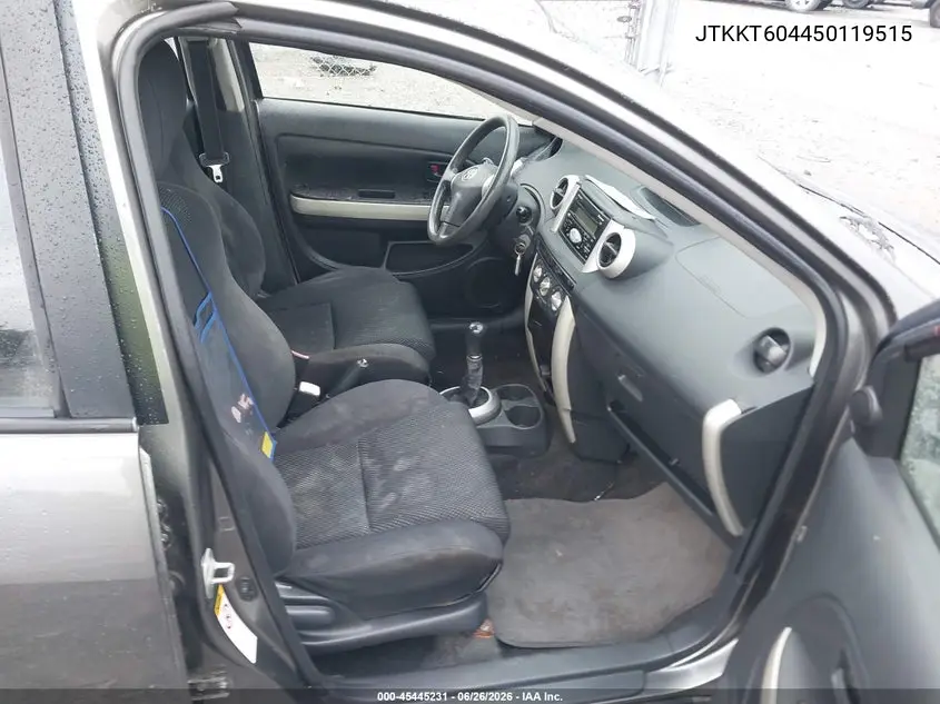 2005 Scion Xa VIN: JTKKT604450119515 Lot: 45445231